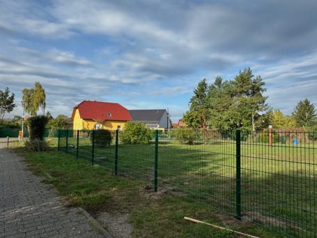 Zaun fertig